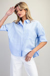 Stripe Detailing Button Down Shirt