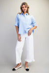 Stripe Detailing Button Down Shirt
