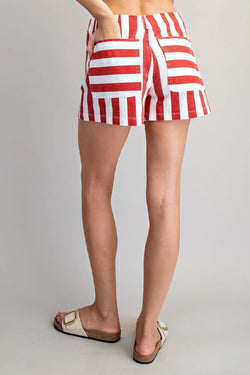 Nautical Stripe Shorts