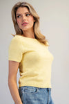 Banana Cream Summer Sweater