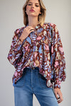 Button Down Lightweight Blouse