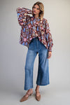 Button Down Lightweight Blouse