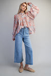 Button Down Lightweight Blouse