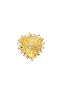 Heartburst CZ Charm