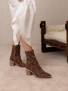 Vienna Leopard Ankle Bootie