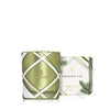 Frasier Fir Frosted Plaid Poured Candle, 6.5oz.