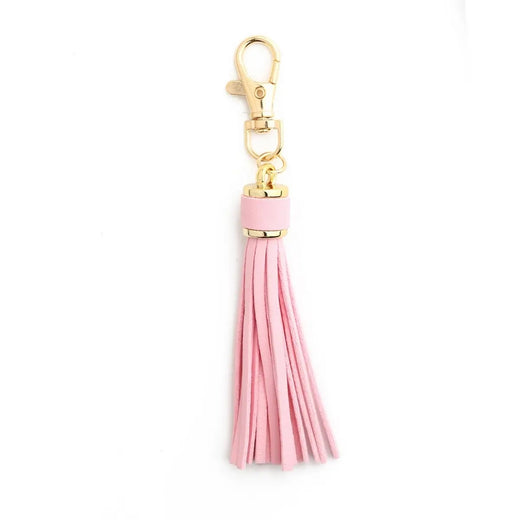 Leather Fringe Keychain