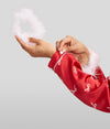 Christmas Bow Satin Feather Pajamas