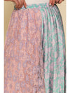 Mixed Media Midi Skirt