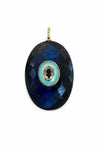 Semi Precious Stone Slice Charm