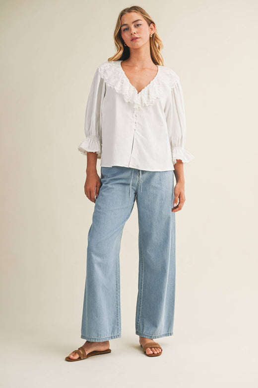 Relaxed Denim Pants