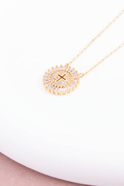 Shimmering Cross Necklace