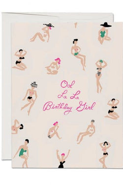 Ooh La La Birthday Card