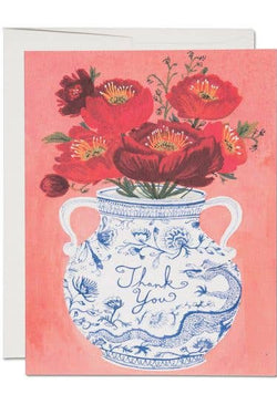 Chinoiserie Vase Thank You Card