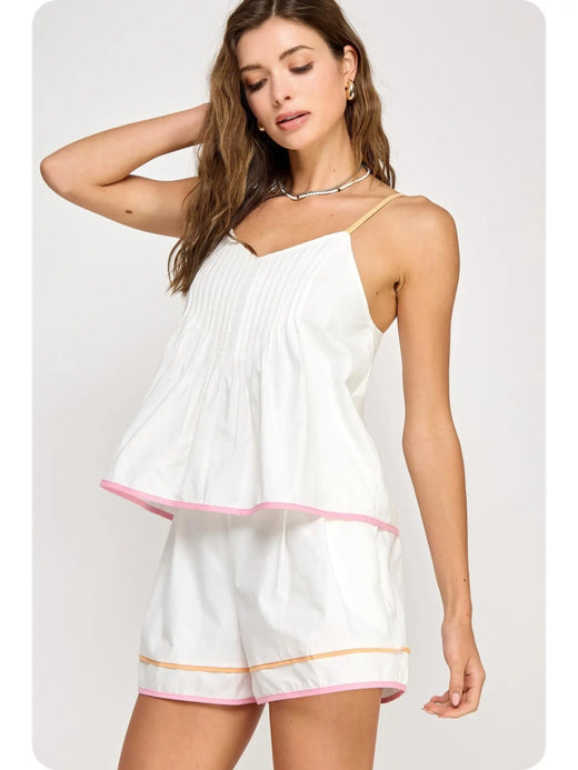 Piping Detail Tank Top