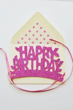 Wearable Happy Birthday Crown