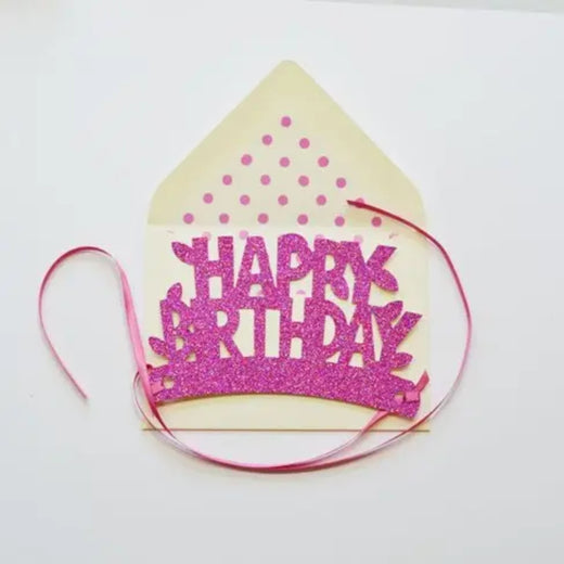 Wearable Happy Birthday Crown