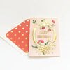 Gold Embossed Birthday Card