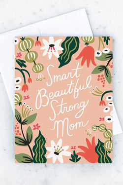 Smart Beautiful Strong Card
