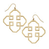 Gold Filigree Cut Out Earrings