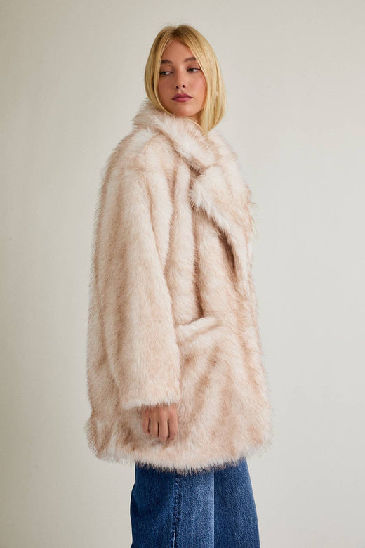 Oversized Faux Fur Coat