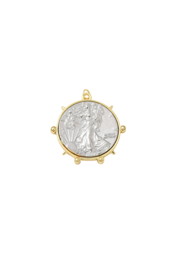 Gold Voyage Liberty Charm