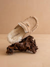 Hayden Almond Fur Lined Mule Loafer