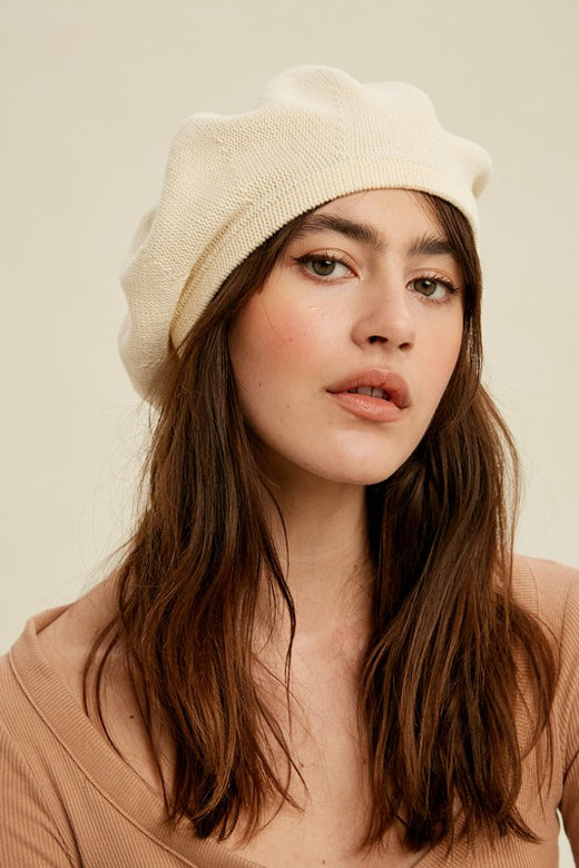 Slouchy Knit Beret