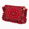 Bandana Ruffle Everything Pouch