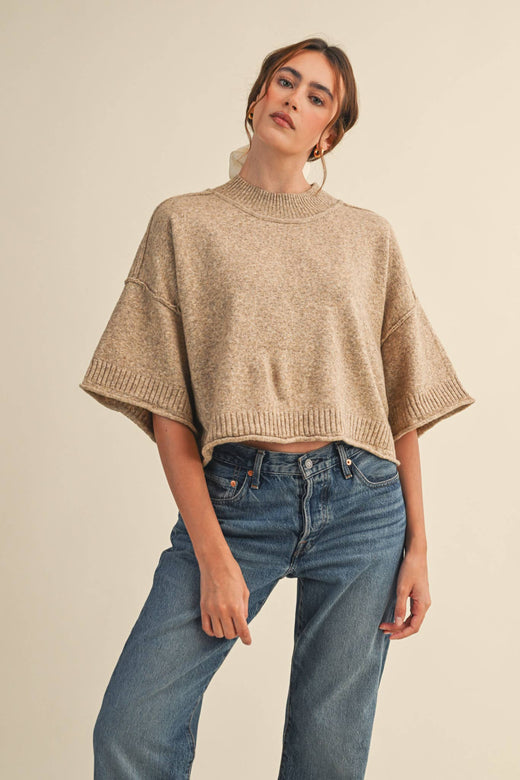 Marled Knit Sweater