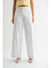 Wide Leg Side Scallop Jeans
