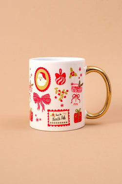 Cozy Ceramic Mug Mistletoe Magic