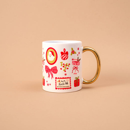 Cozy Ceramic Mug Mistletoe Magic