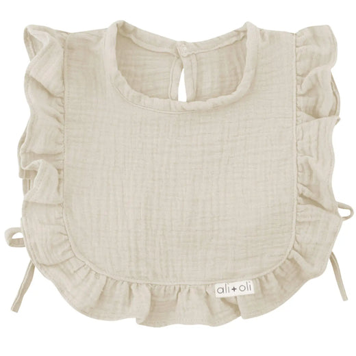 Muslin Cotton Ruffle Baby Bib