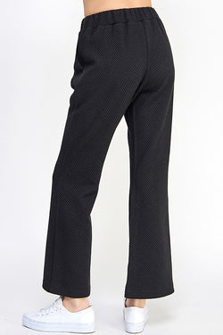 Textured Long Pants
