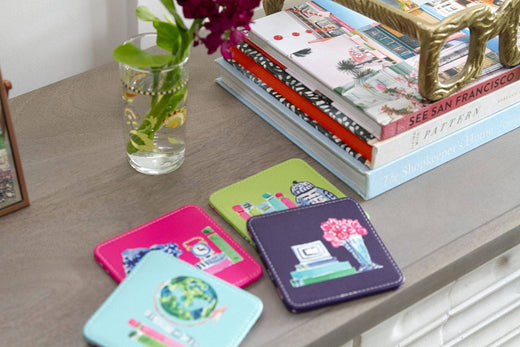 Believe in Your(Shelf) Coasters