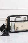 Large Rectangle Clear Crossbody Bag