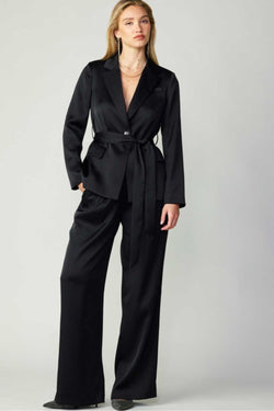 Olivia Silky Front Pintucked Trouser