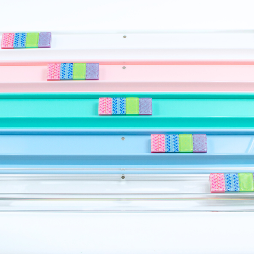 Mahjong Racks, Premium Acrylic  (4 Racks + 4 Pushers)