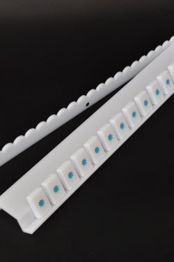 Milk Glass Collection Mahjong Rack and Pusher, Set of 4