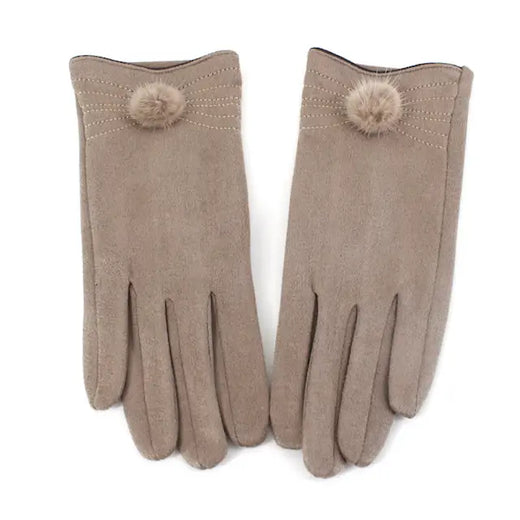 Helena Gloves With Pom Pom