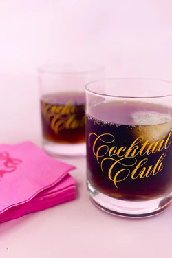 Gold Club Cocktail Glass