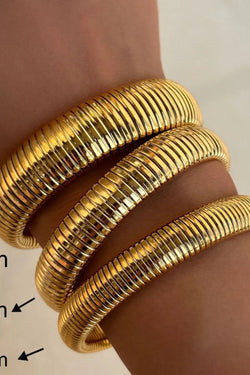 18K Gold Plated Bangle Bracelet