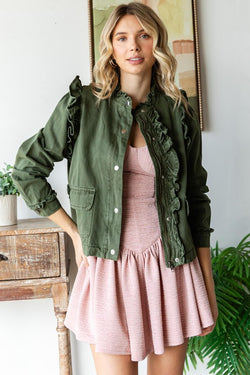 Olivia Ruffle Jacket