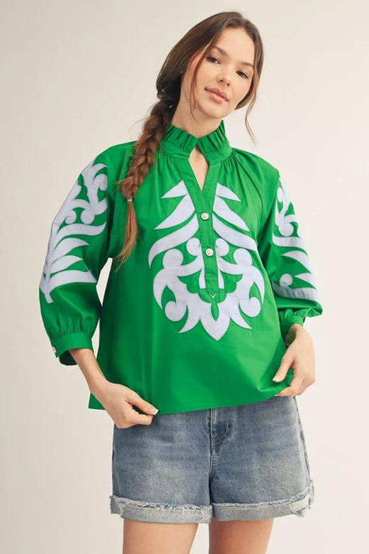 Baroque Applique Top