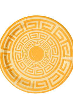 Greek Key Pavilion Dinner Plates - 8 per pac