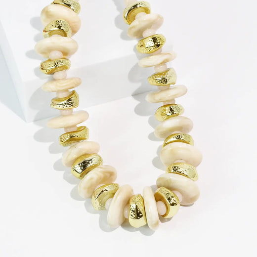 Multi Disc Statement Necklace