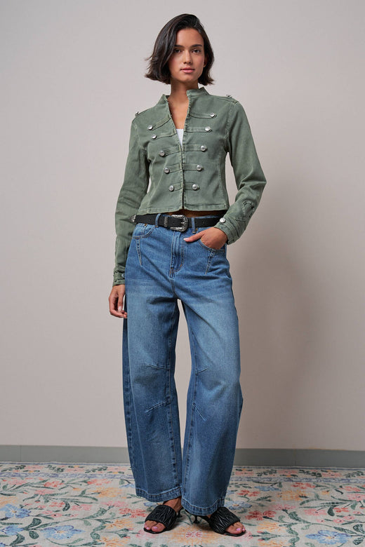 Military Button Jacket