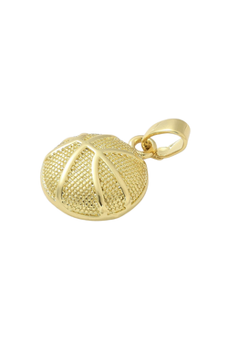 Gold Basketball Charm