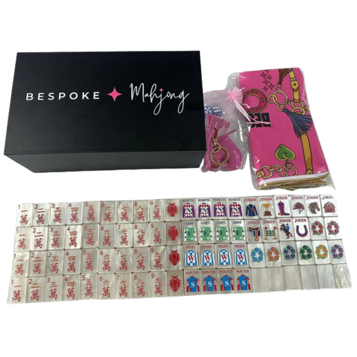 Year of the Horse Cream Pearl Mahjong Tiles